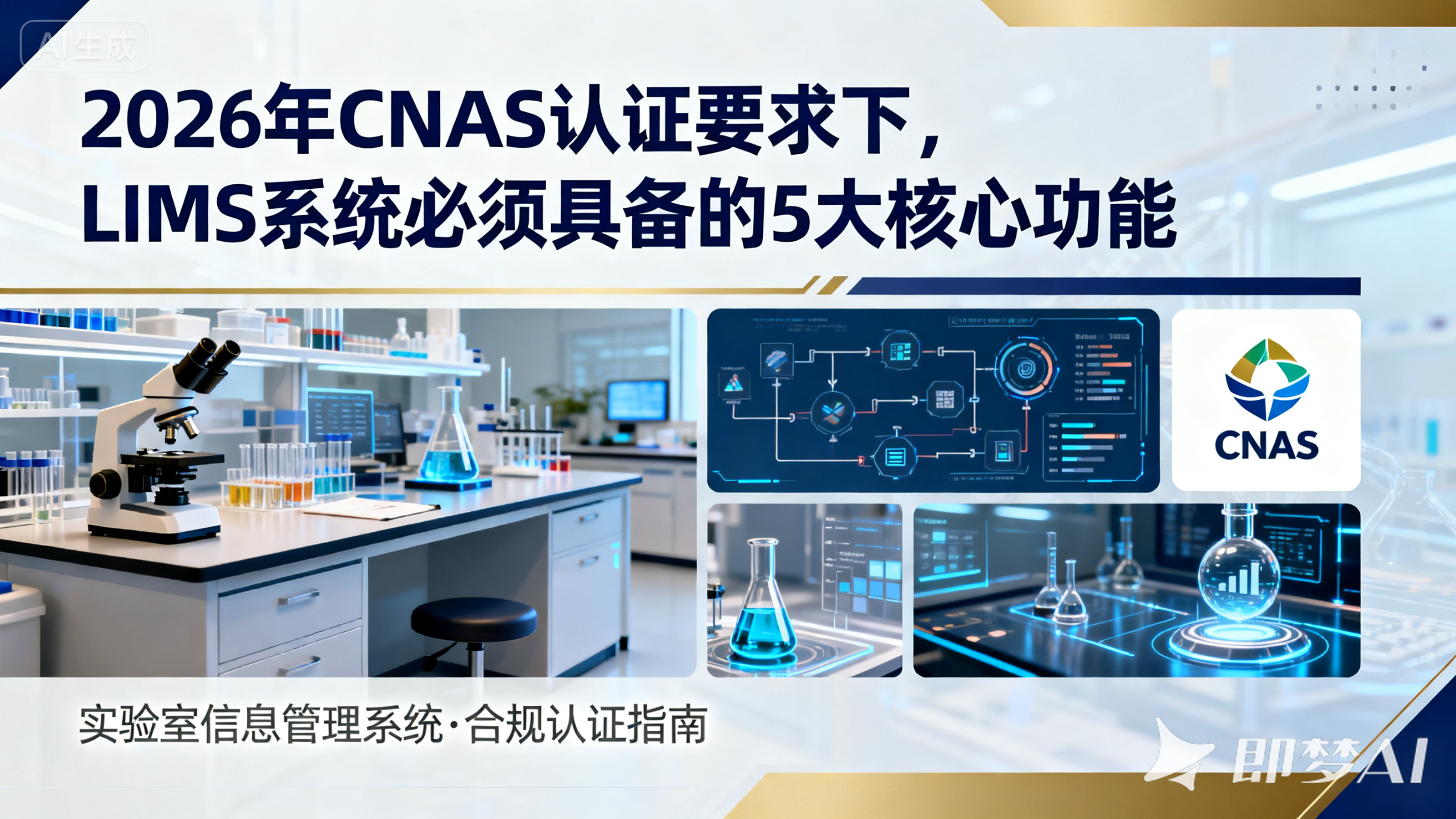2026年CNAS认证要求下，LIMS系统必须具备的5大核心功能